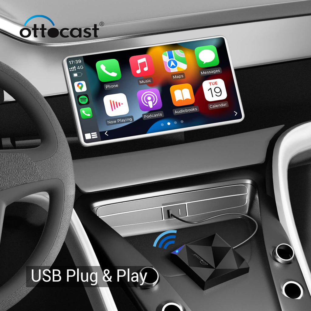 OTTOCAST® U2-AIR Wireless CarPlay Adapter