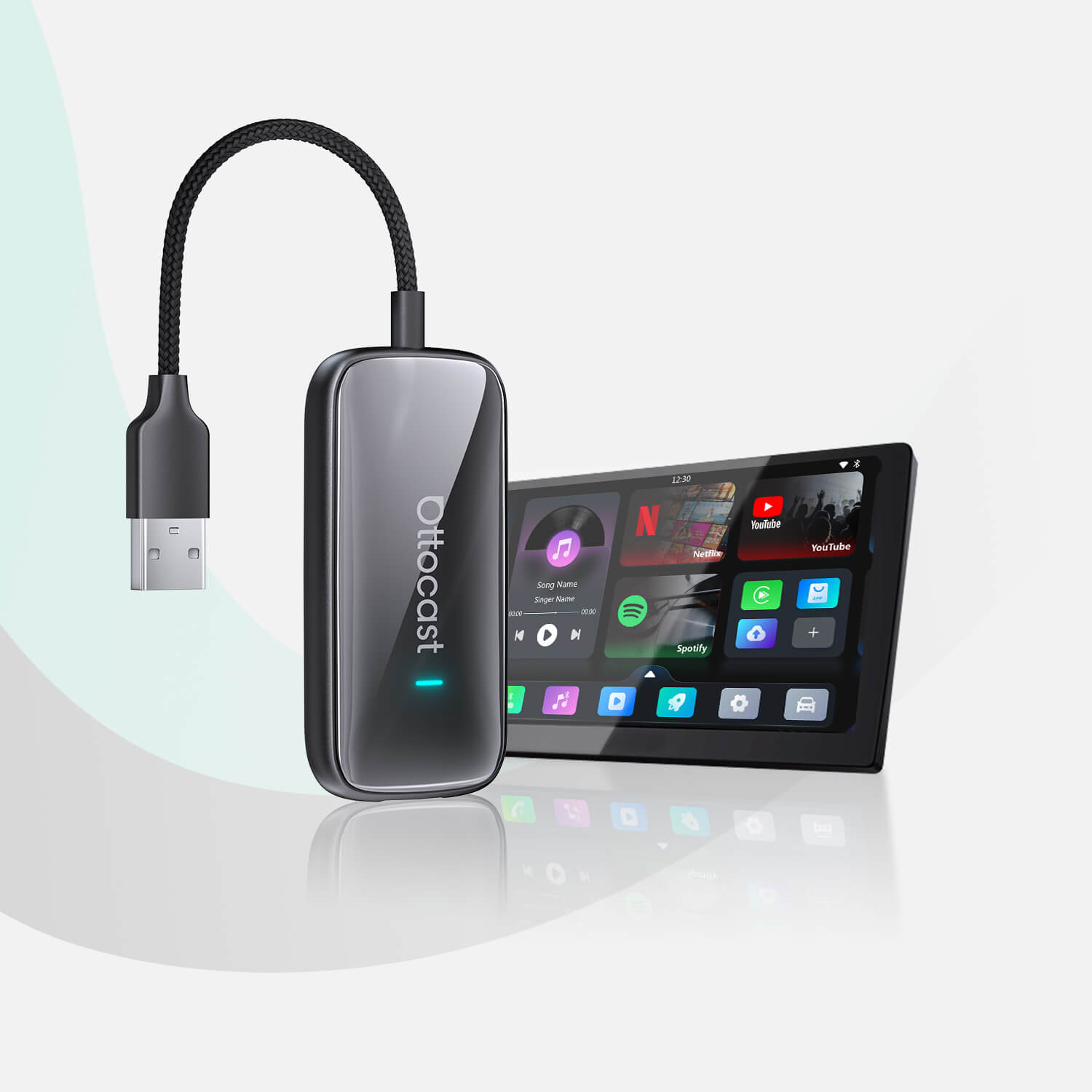 2026 Play2Video Ultra CarPlay/Android Auto All-in-1 Adapter with App Hub