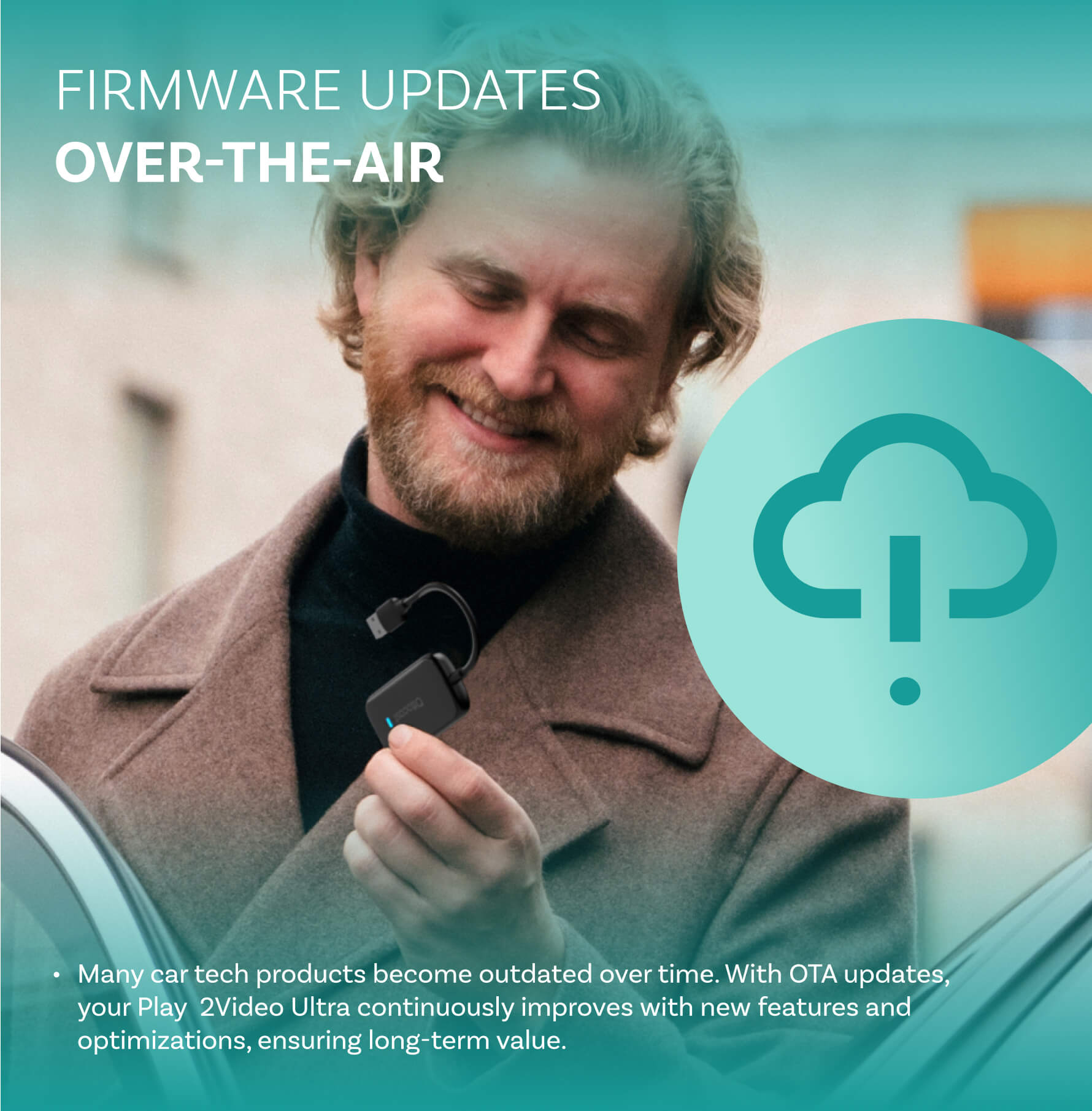 2026 Play2Video Ultra CarPlay/Android Auto All-in-1 Adapter with App Hub